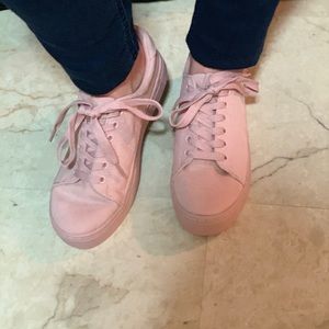H&M • Baby Pink Sneakers (never worn!)